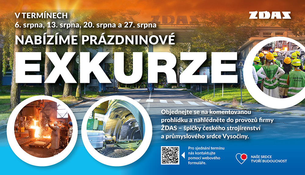 Prázdninové exkurze ve ŽĎAS, a.s.